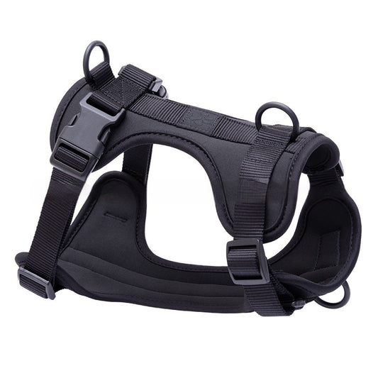 soft adjustable dog harness with padded comfort
