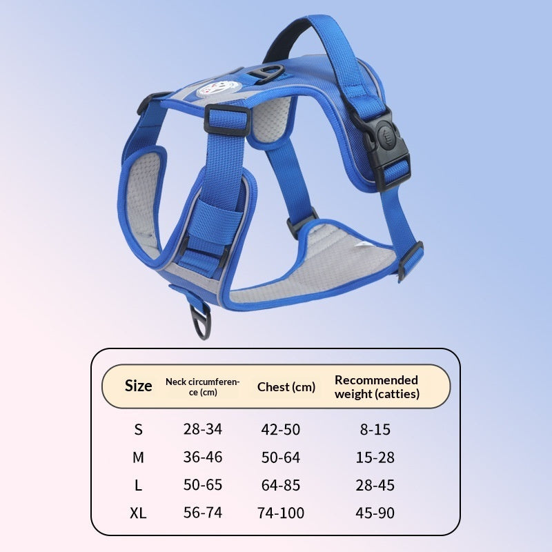 comfortable adjustable chest harness for dogs