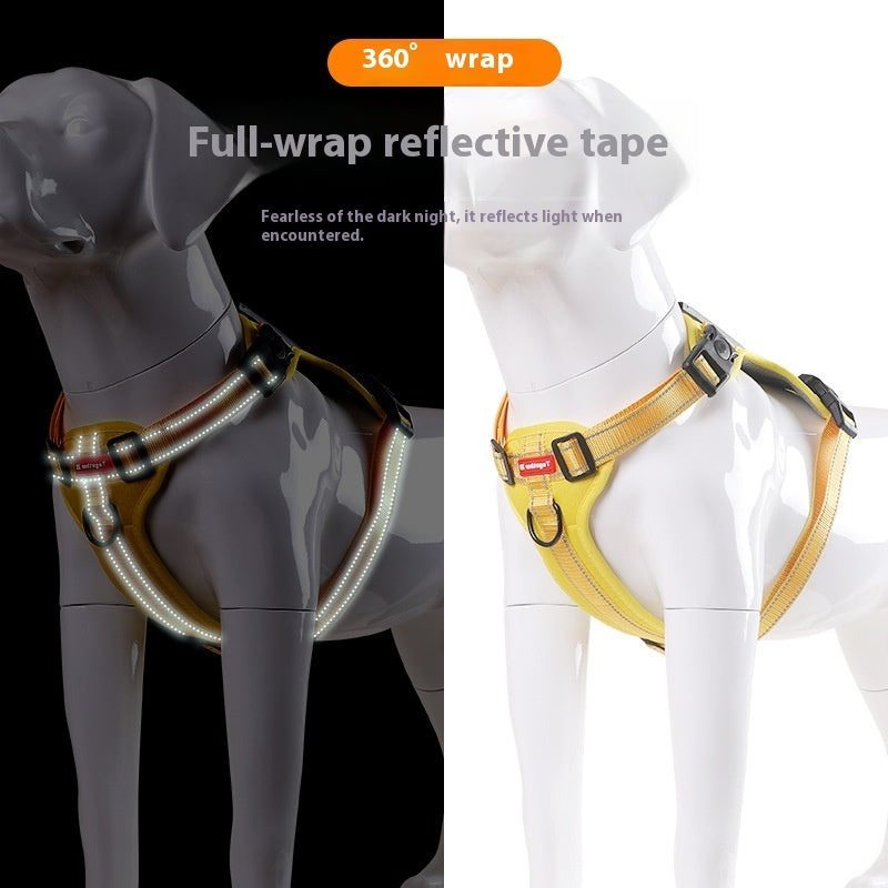 breathable polyester dog harness for comfort