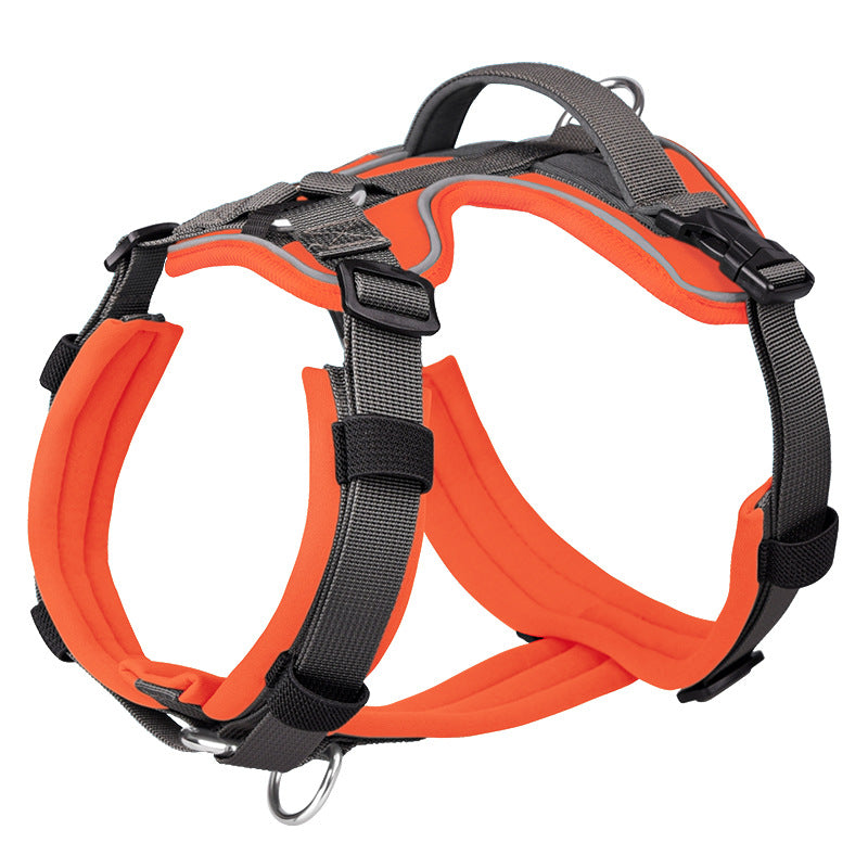 breathable mesh dog harness with adjustable straps