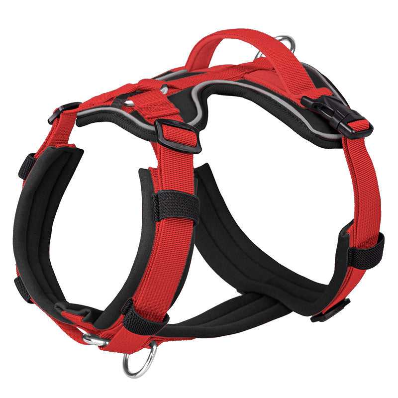 reflective no-pull dog harness for safe daily walks